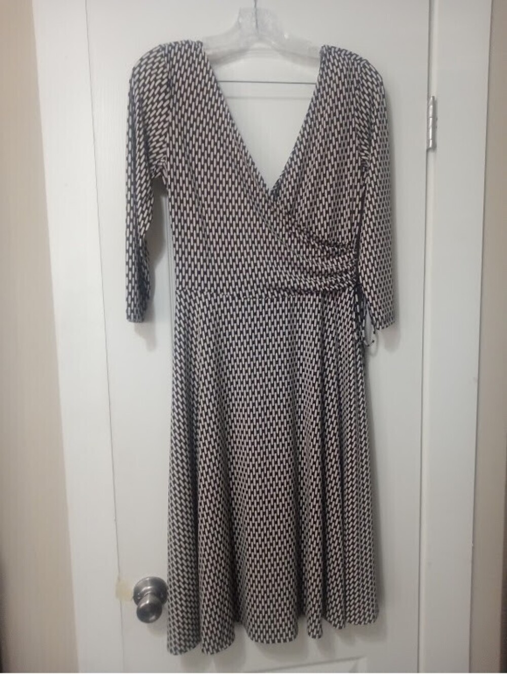 Geometric Wrap Dress | Elegant | Perfect for work or casual outings GUC